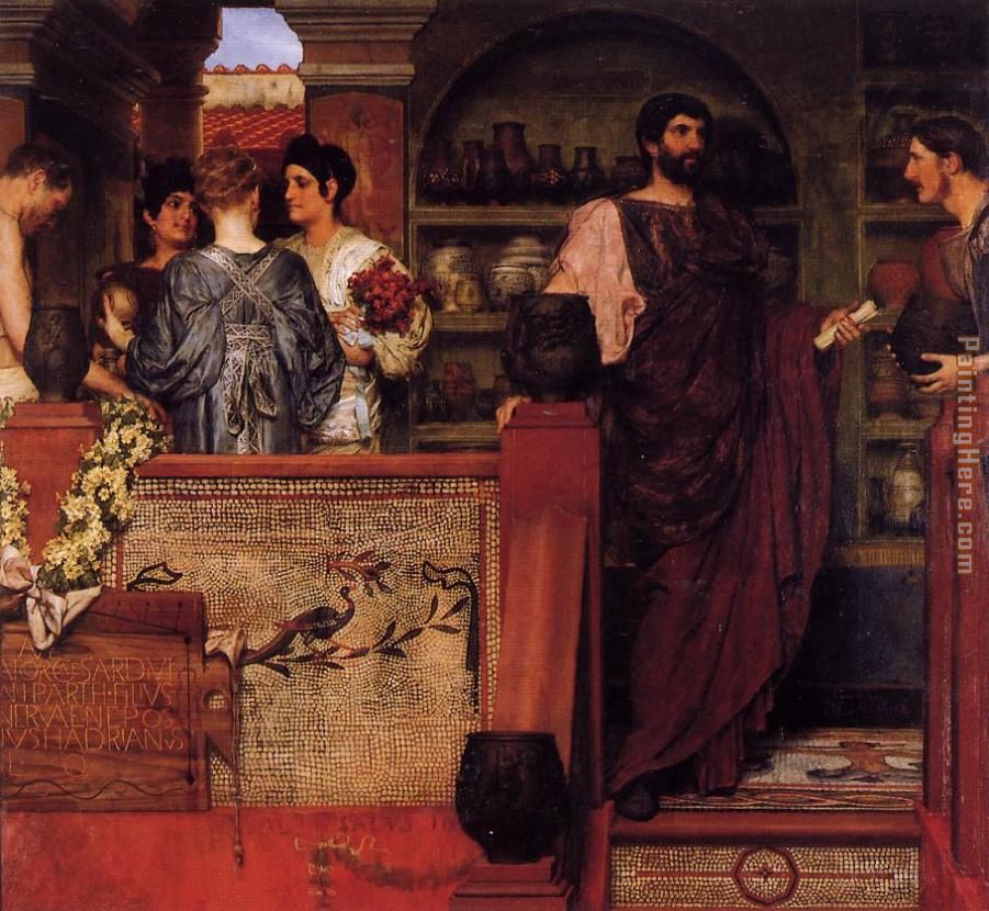 Sir Lawrence Alma-Tadema Hadrian Visiting a Romano British Pottery